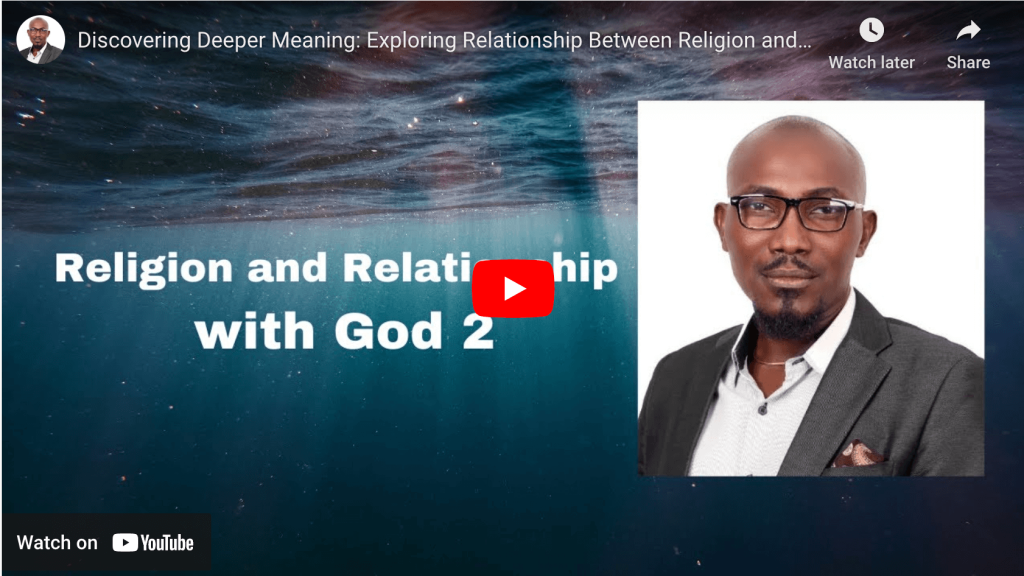 Relationship with God